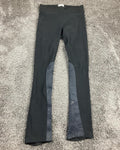 TuffRider Black Ribbed Bootcut Tights Equestrian Breeches Size 28