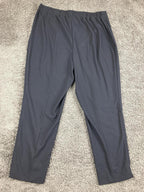 Talbots Woman Hollywood Fit Pants Navy Blue Straight Leg Pull On Stretch Sz 16W