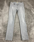 Paige Premium Denim Blue Heights Gray Low Rise Skinny Jeans Womens Stretch Sz30