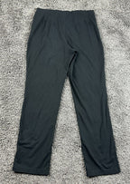 LL Bean Perfect Fit Pants Women's Medium Regular Black Cotton Lycra Straight Leg