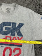 DGK All Day 02 T-Shirt Mens Gray Dirty Ghetto Kids Skateboard Tee Shirt Sz Large