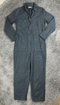 Outerknown Station Jumpsuit Womens Black Organic Cotton Linen Utility Coverall L