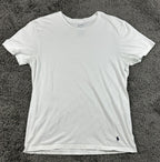Lot 2 Polo Ralph Lauren Mens T Shirts Large White Grey Classic & Slim Fit Pony