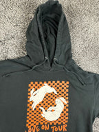 Harry Styles Love On Tour Bunny Rabbit Hoodie Mens L Black Graphic Sweatshirt