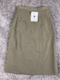 USMC Women's Service Skirt  Marine Corps Green Wool Blend Uniform 8MR NWT