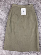 USMC Women's Service Skirt  Marine Corps Green Wool Blend Uniform 8MR NWT