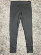 David Lerner New York Basic Black Leggings Women's Stretch USA Made Sz Medium