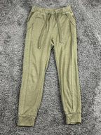 FP Movement Free People Work It Out Joggers Womens Olive Green Sweatpants Sz XS