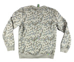 Marsh Wear Mens Camo Crewneck Sweatshirt Camouflage Fleece Pullover Hunting Sz M