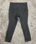 Athleta Salutation Stash Pocket 7/8 Tight Women's Black Leggings Sz Large