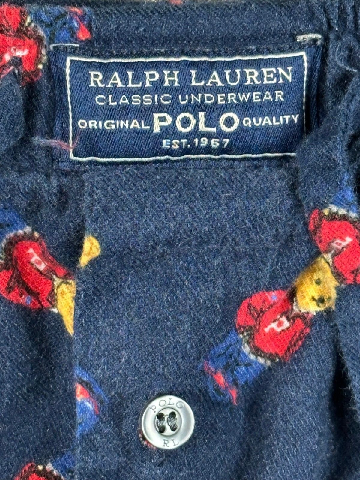 Polo Ralph Lauren Polo Bear Pajama Pants Navy Blue Medium