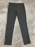 Eileen Fisher System Slim Pants Black Stretch Ponte Size S Small Italian Fabric