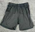 LEG3ND Mens Black Athletic Shorts 8 Inseam Stretch Performance Gym Running Sz M