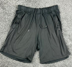 LEG3ND Mens Black Athletic Shorts 8 Inseam Stretch Performance Gym Running Sz M
