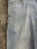 DL1961 Russell Slim Straight Jeans Mens Light Wash Stretch 32x34 (Fits 33x29)