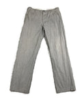 Calvin Klein Mens Gray Textured Chino Pants 100% Cotton Straight Leg 31x32