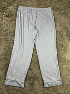 Nicole Miller New York Womens Pajama Set Large Blue Ribbed Top and Pants PJs