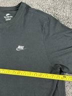 Nike Sportswear Club Mens T Shirt Black Embroidered Futura Logo Tee Sz 2XL