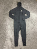 Airblaster Classic Ninja Suit Mens Black One Piece Base Layer Hooded Ski Snow L