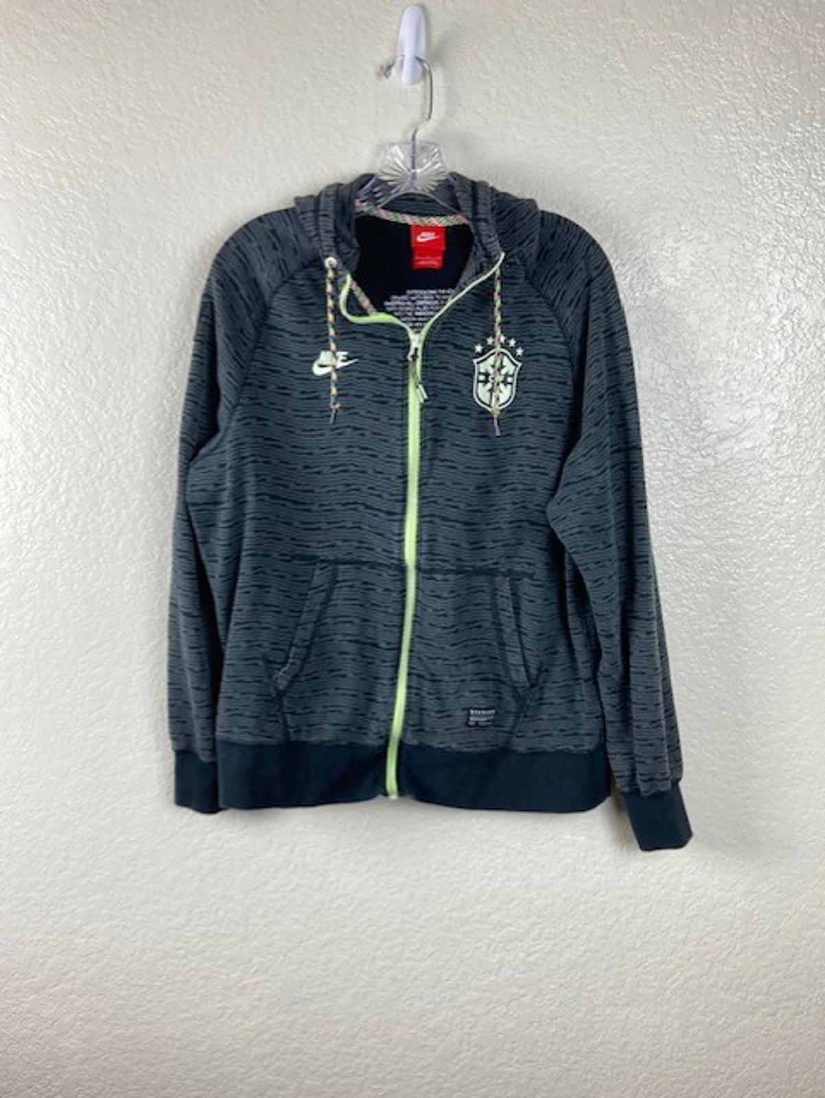 Nike Hoodie CBF Sportswear Women's Brazilian Football Confed. Gray Sz L