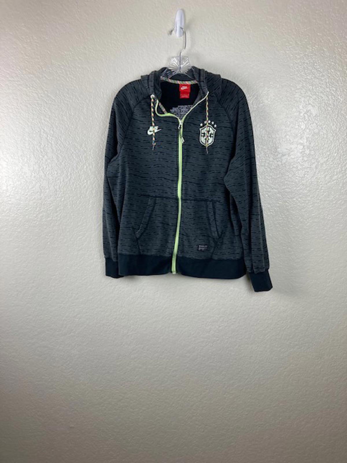 Nike Hoodie CBF Sportswear Women's Brazilian Football Confed. Gray Sz L