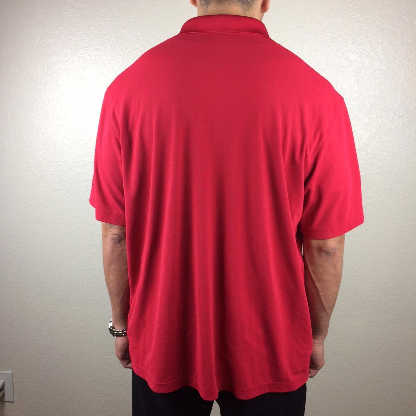 Champion Polo Shirt Golf Men's Red  Sz XL